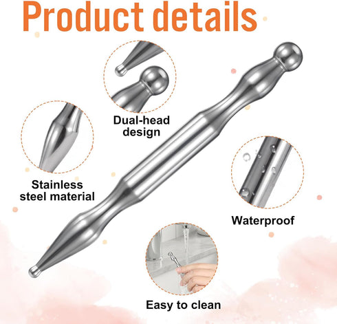 Xthrotsenk Tmj Pen Acupressure Face Stick Fascia Tool Acupuncture Pen Fascia Stick Facial Reflexology Tools Massage