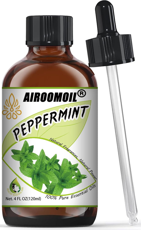 Peppermint Essential Oil, Aromatherapy for Showers, Shampoo, Soap, 4 Oz