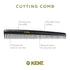 Kent SPC81 Salon-Style Dressing Cutting Comb, Professional Barber Haircut Comb for All Hair Types