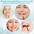 300PCS Interdental Brushes for Braces, Soft and Bendable Dental Brush for Orthodontic Braces, Teeth Flossers (Black)