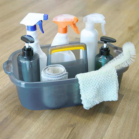 Multi-Purpose Cleaning Caddy with Handle, Portable Shower Organizer/Storage Basket for Bathroom Supplies & Cleaning