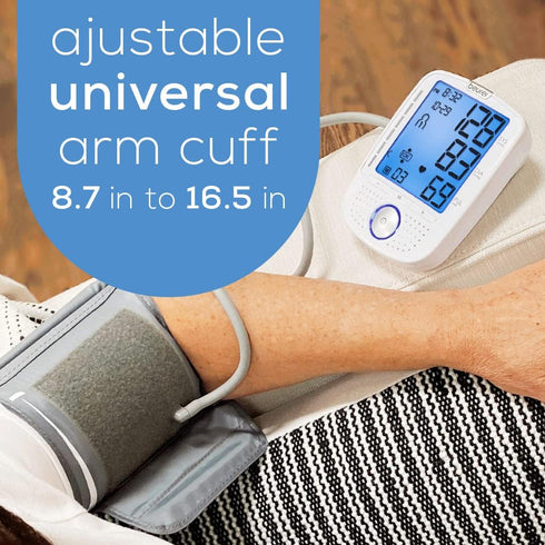 Beurer BM50 Talking Upper Arm Blood Pressure Monitor, Digital Machine with Automatic Cuff