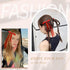 VOBOBE Hair Bows for Women - 4PCS Red Tassel Ribbon Bowknot Hair Clips Barrettes with Long Tail, Solid Satin
