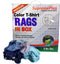 Recycled Color Knit Rags, Shop Bulk Cotton Rag for Wiping, Cleaning, Dusting, 5 lbs. Compressed Box