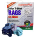 Recycled Color Knit Rags, Shop Bulk Cotton Rag for Wiping, Cleaning, Dusting, 5 lbs. Compressed Box