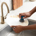 Full Circle Clean Ocean Palm Brush for Dishes, Pots & Pans, Ergonomic Grip, Made from 100% Recycled Fishing Nets,