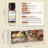 EUQEE 6pcs Premium Fragrance Oils Spice Gift Set - Sandalwood, Harvest Spice, Gingerbread, Pumpkin Pie, 10 ML