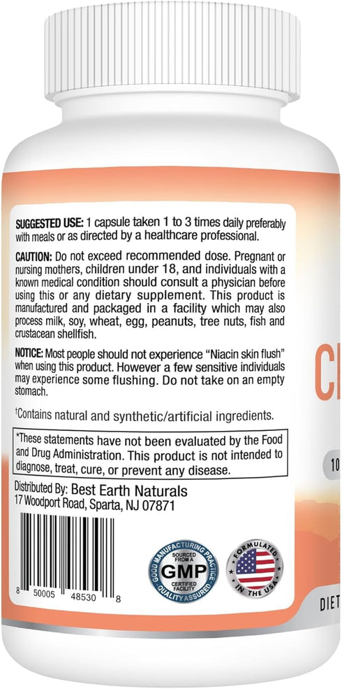 Best Earth Naturals Circulation Supplement - 30 Capsules for Optimal Balanced Formula Circulatory Support (30-Day