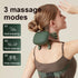 hopungfx Shoulder and Neck Massager with Heat, Portable Cordless Deep Kneading Muscle Relaxer, Neck Massager
