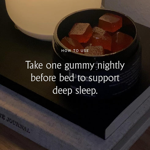 Juna Nightcap Sleep Gummies for Adults, Sugar-Free Phyto-melatonin Sleep Aid with Tart Cherry, GABA, Magnesium, 30
