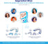 Pack of 4 Moldable Mouth Guard for Teeth Grinding, 2 Regular and 2 Heavy Duty Guard