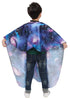 PERFEHAIR Kids Haircut Barber Cape Cover - Hair Cutting, Styling, and Shampoo with Space Starry Sky Printing