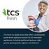TCS Fresh Dental Appliance Cleaning Soft Bristle Toothbrush, Ergonomic Handle, 6 Pack - Denture Cleaner Brush for
