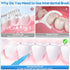 300 Pcs Interdental Brushes for Braces, 6 Size Soft and Bendable Brushes for Cleaning Teeth and Gums