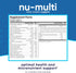 NuEthix Formulations Nu-Multi Foundational Micronutrient Support Dietary Supplement, 90 Capsules for Daily Health