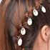 Vintage Dreadlock Hair Rings Clips, 5 Pcs Shell Braid Hair Hoops for Women and Girls