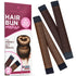 Women's Hair Bun Maker French Twist Hair Fold Wrap Snap by Andlane (1 Brown, 1 Dark Brown)