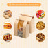 MOPKIUTR 180 Pack 14" 8.3" 3.5"Sourdough Packaging (180) 180 Pack Large Kraft Paper Bread Loaf Bag with Tin Tie Tab