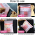 Portable Car Trash Bag - Easy Stick-On Disposable Garbage Bags - 100% Leak-Proof Durable Kitchen Storage Bag for Cars,