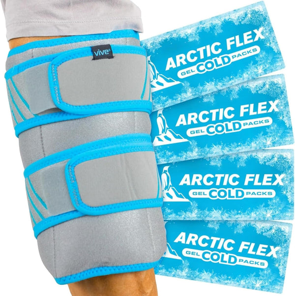 Vive Elbow Ice Pack Wrap, Ultra Cold Gel for Injuries, Reusable Compression for Cold/Hot Therapy