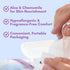 XL Individually Wrapped Nurture Antibacterial Body & Hand Wipes | Alcohol-Free Antiseptic Wet Disinfecting Towelettes