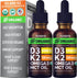 (2 Pack) Organic Vitamin D3 K2 Drops with MCT Oil, 5000 IU, Non-GMO, Unflavored, 2 Fl Oz