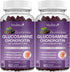 Glucosamine Chondroitin Gummies - Extra Strength Joint Support Supplement with MSM & Elderberry for Natural Joint and