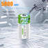 Lankoo 4pcs 1.5V 3300mAh 5000mWh 2.5 1200x C Battery USB Type-C C Rechargeable Batteries, High Capacity Hours Fast