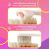 Extra Soft Toddler Toothbrush with 10,000 Bristles, High Efficient 3 Sides Baby Toothbrush, 3 Pack