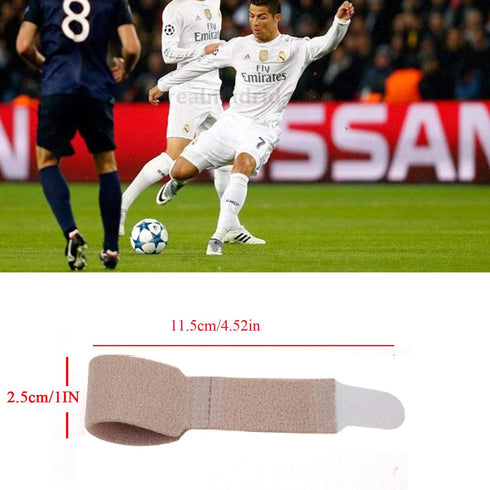 8 Pieces Toe Splint Wraps, Non Slip Hammer Toe Straightener for Broken, Crooked, Overlapped Toes - Women and Men