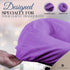 LONDON LINENS Pack of 4 - Premium Extra Thick 100% Cotton Flannel Massage Tables Face Cradle Covers, Lilac