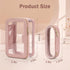 Travel Clear Makeup Bag with Makeup Brush Bag, Portable Waterproof Cosmetic Organizer Storage Bag for Women, Pink