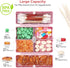 Zentiky Small Daily Pill Organizer with Labels, Medicine Pill Organizer Fit with Your Purse or Pocket for Travel