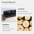 Swimming Heavy Duty Push Broom Stiff Bristle Broom Brush with Solid Wood Broom Head Indoor Outdoor Floor Scrubber