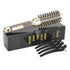 Sndyi 1.3 Inch Small Round Brush for Blow Out, Nano Thermal Ceramic Ionic Hair Brush with Boar Bristles