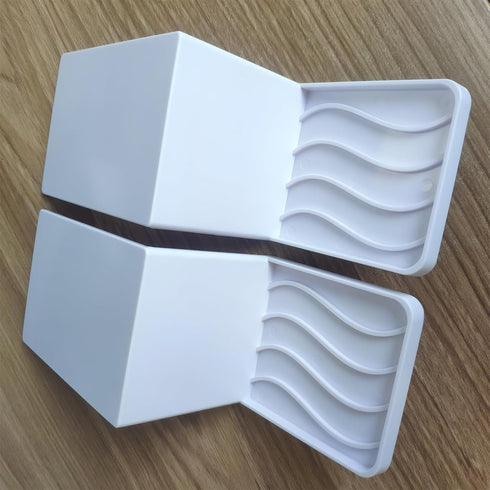 SUXINRY Laundry Detergent Drip Catcher To Prevent Mess Detergent Station Tub Organizers Slide Holder Cup Under Soap