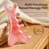 VigBeats 4-in-1 Body Massage Tool, Face & Back Massage Comb, Lymphatic Drainage, Jaw Lifting, Stress Relief for Back