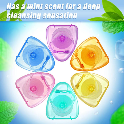 Patelai 48 Boxes Dental Floss Bulk, Mini Mint Waxed Dental Floss for Adults, Each 164 ft/50 Meters