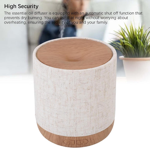 ZDAGELD 200ml 18dB Essential Oil Diffuser, Large Capacity Aromatherapy Diffuser with Quiet Operation, Auto Shut Off