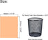 MECCANIXITY Small Trash Bags, 2-4 Gallon, 60 Counts, Garbage Waste Basket Liners, Orange