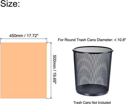 MECCANIXITY 2-4 Gallon Small Trash Bags, 20 Counts/Roll Garbage Waste Basket Liners for Kitchen, Office, Bathroom
