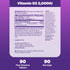 Natrol Fast Dissolve Vitamin D3 2,000 IU - 90 Tablets for Bone and Joint Health