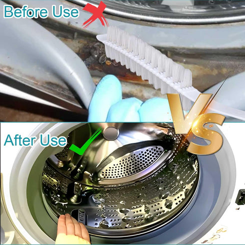 2Pcs Rolling Washing Machine Multifunctional Cleaning Brush, Household Cleaning Brushes, Nylon Brush Heads for Powerful