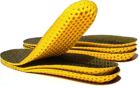 XINIFOOT 3 Pairs Comfortable Breathable Insoles, Cushioned Inserts for Running, Walking, Hiking, Men (US8-11)