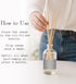 Set 8 oz K. Hall Designs Milk Scent Boxed Diffuser Kit, Creamy-Sweet Scent with Coconut & Vanilla, Reed Diffuser