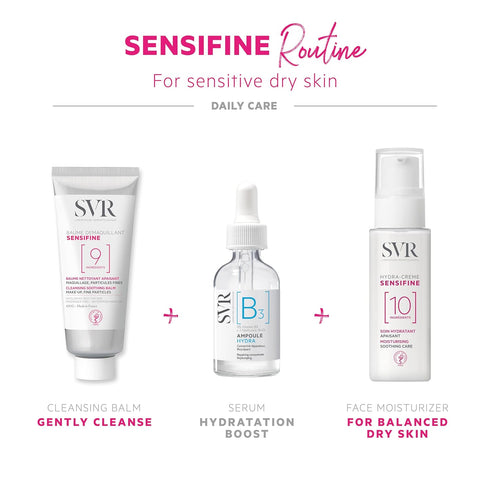 SVR Sensifine Cleansing Balm - Soothing Balm-to-Oil Face Cleanser & Makeup Remover for Sensitive Skin, 3.5 fl.oz.