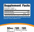 Nutricost Zinc Picolinate 50mg, 120 Vegetarian Capsules - Gluten Free and Non-GMO