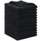 SUNLAND Microfiber Face Cloth, Reusable Makeup Remover Facial Cleansing Towel, 12 Pack Black