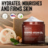 MAJESTIC PURE Whipped Argan Oil Moisturizer Face Cream, 8oz - Hydrates Dry and Oily Skin with Vitamin E, A, Collagen &