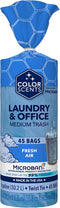Color Scents Medium Trash Bags - 8 Gallon, 45 Bags in Fresh Air Scent with Microban